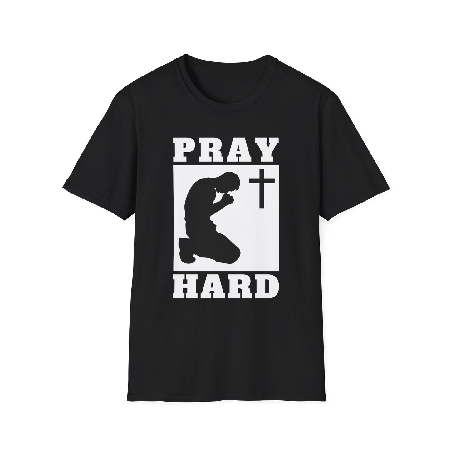 Pray Hard Christian Men's T-Shirt