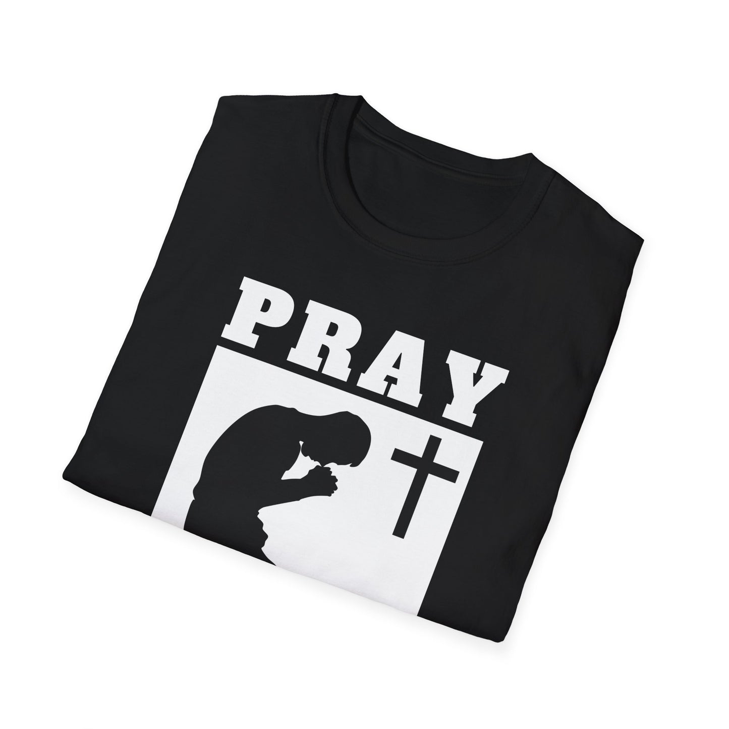 Pray Hard Christian Men's T-Shirt