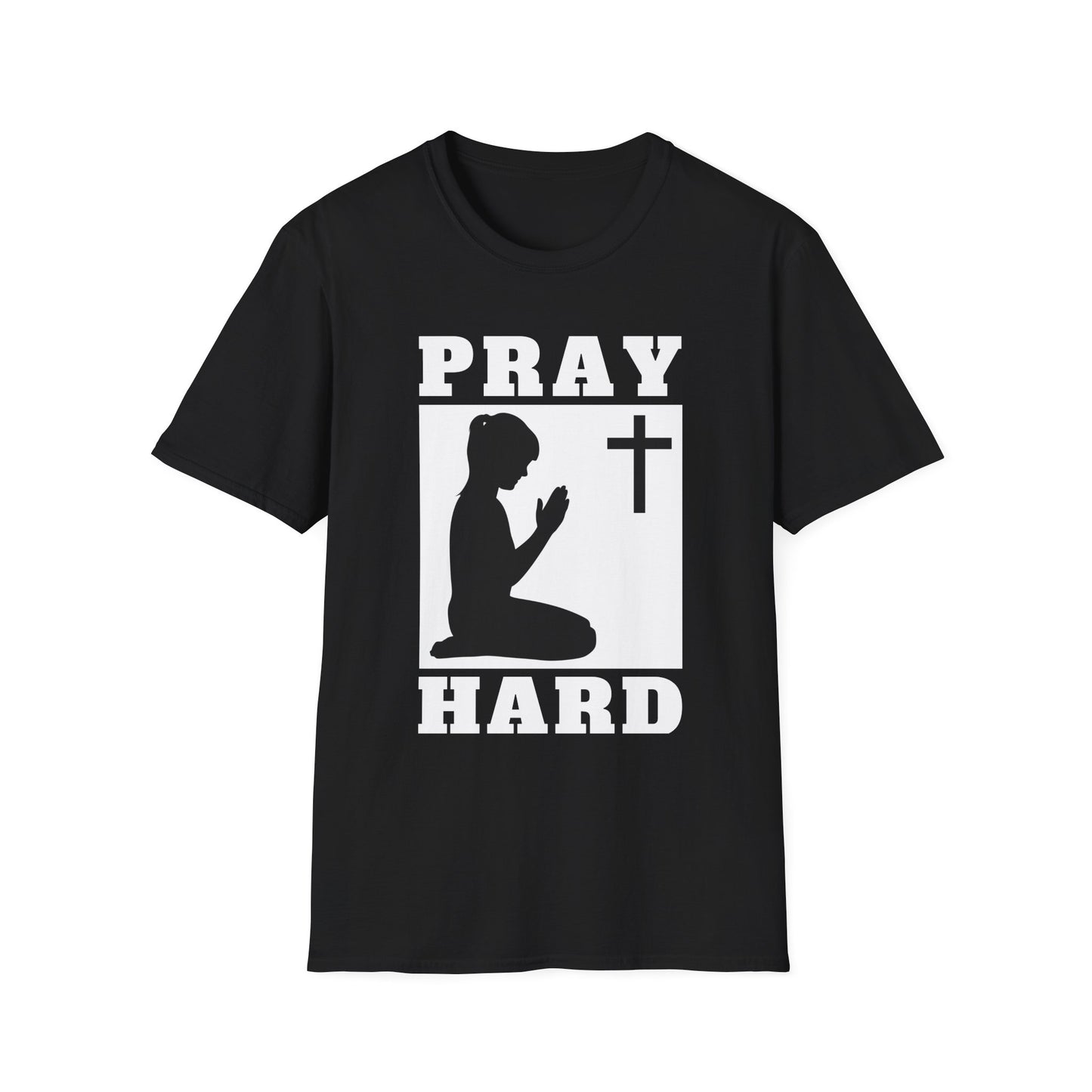 Pray Hard Christian Women's T-Shirt