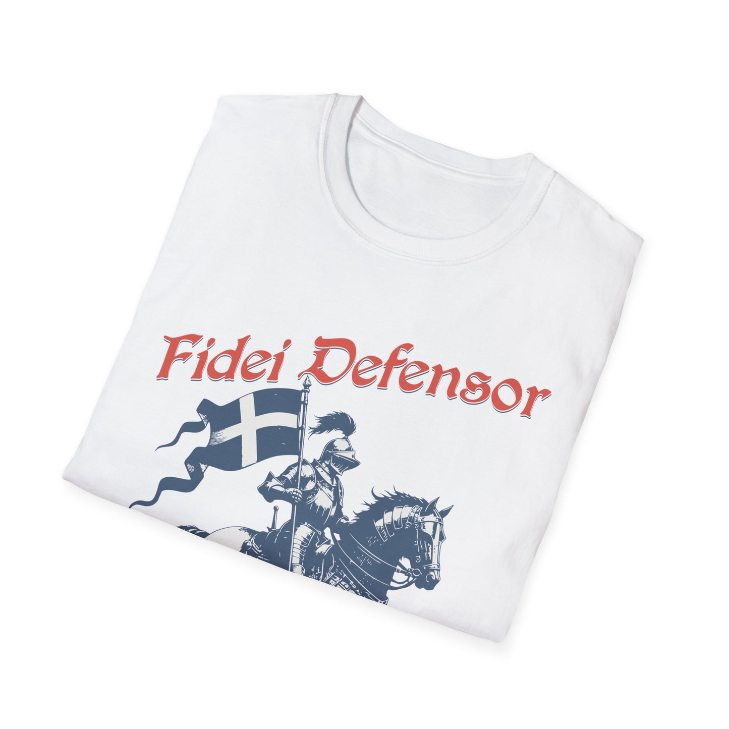 Fidei Defensor "Defender Of The Faith" Christian Knight T-Shirt