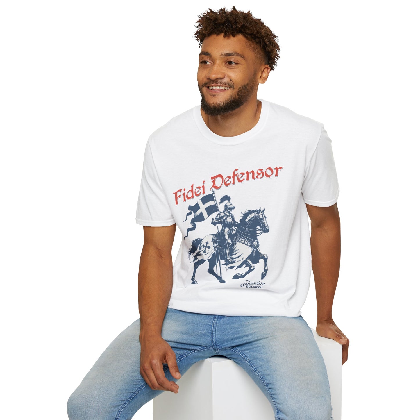 Fidei Defensor "Defender Of The Faith" Christian Knight T-Shirt