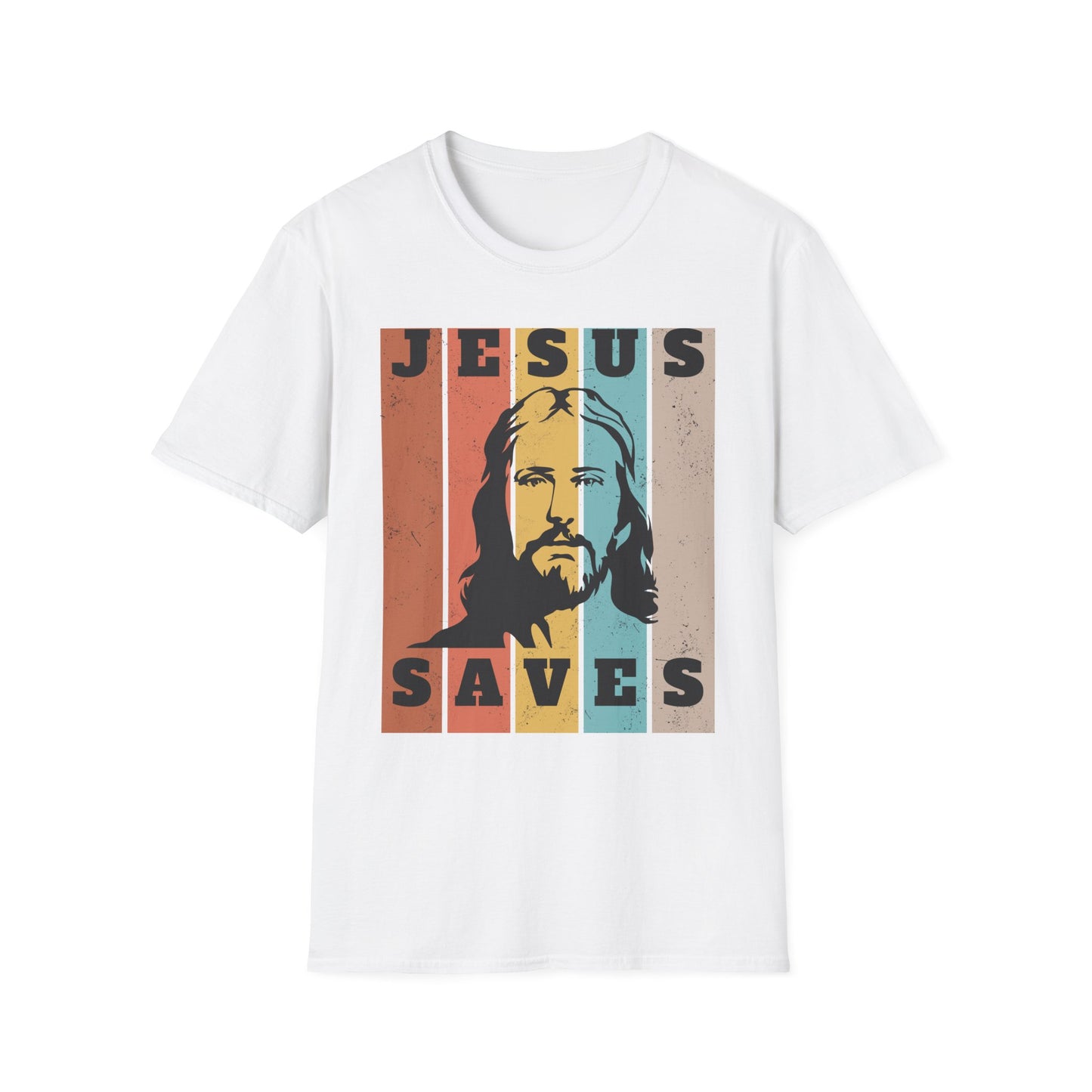 Jesus Saves 90s Style Christian T-Shirt