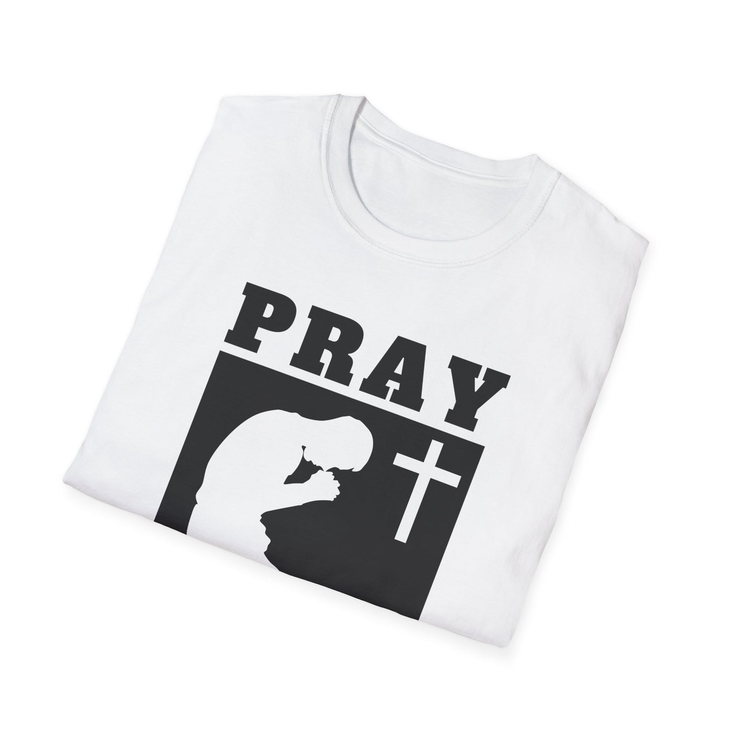Pray Hard Christian Men's T-Shirt
