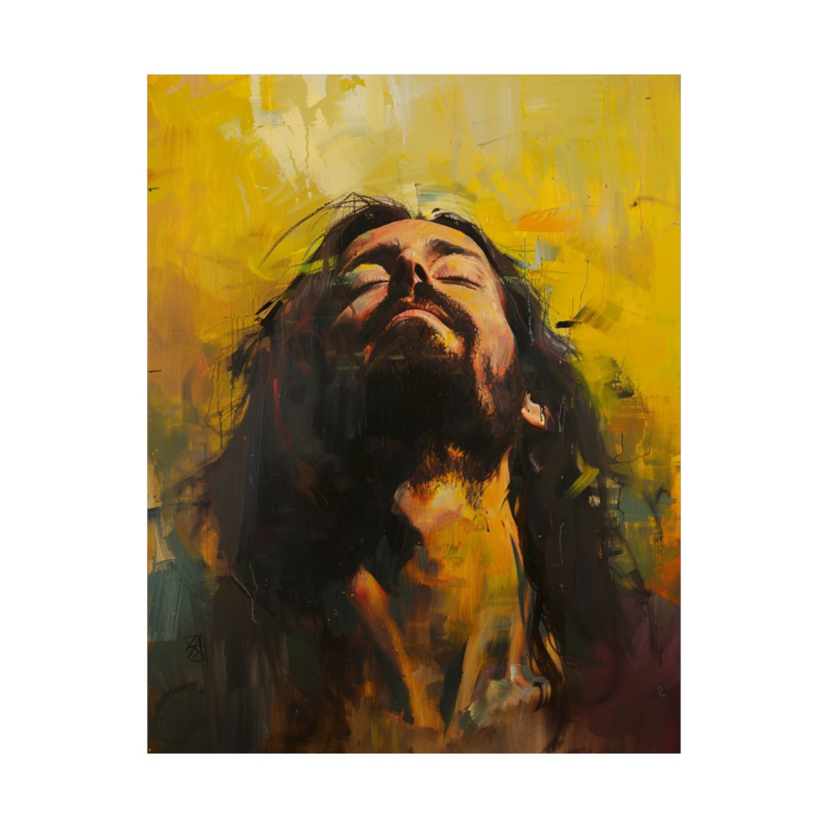 “Ascension” – Midcentury Modern Jesus Art Print