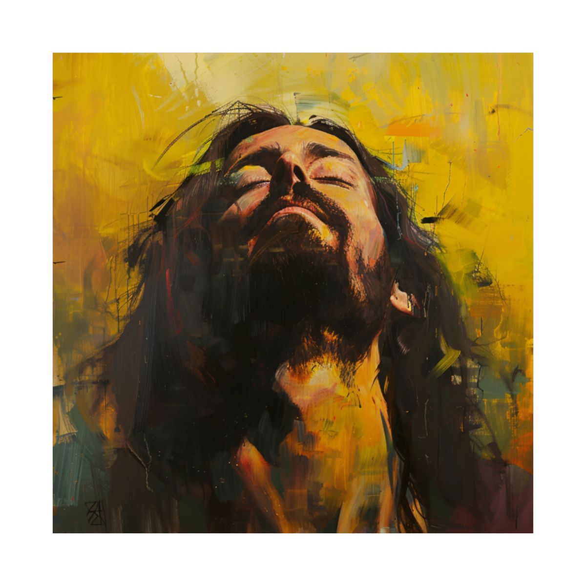 “Ascension” – Midcentury Modern Jesus Art Print