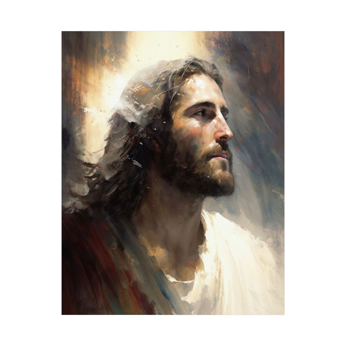 "Christ The Annointed" - Christian Wall Art Print