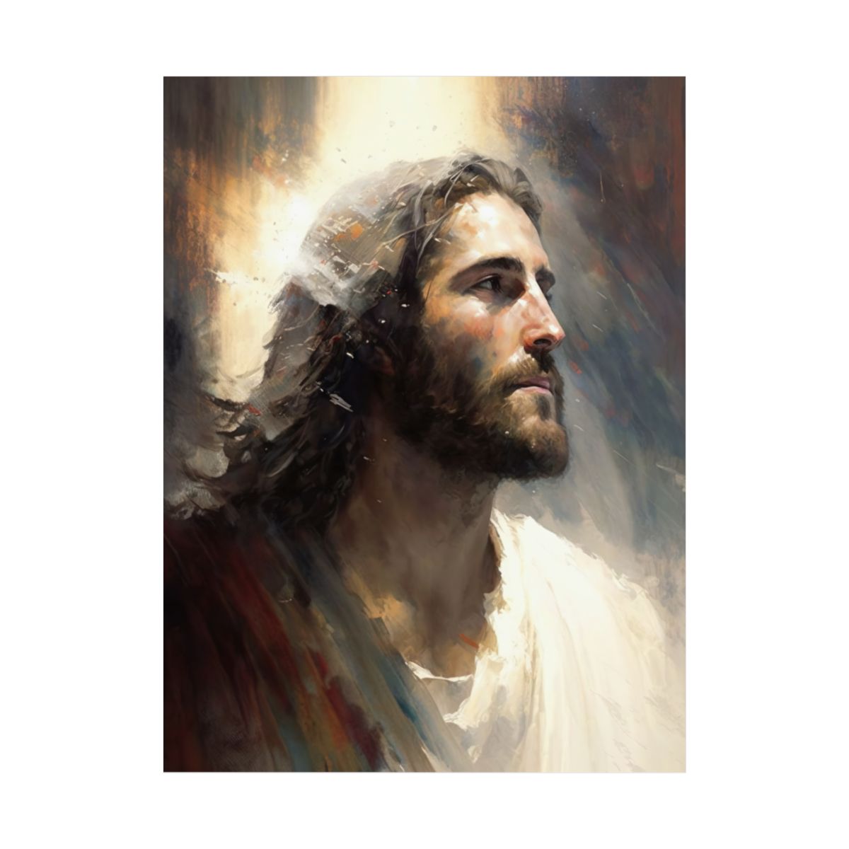 "Christ The Annointed" - Christian Wall Art Print