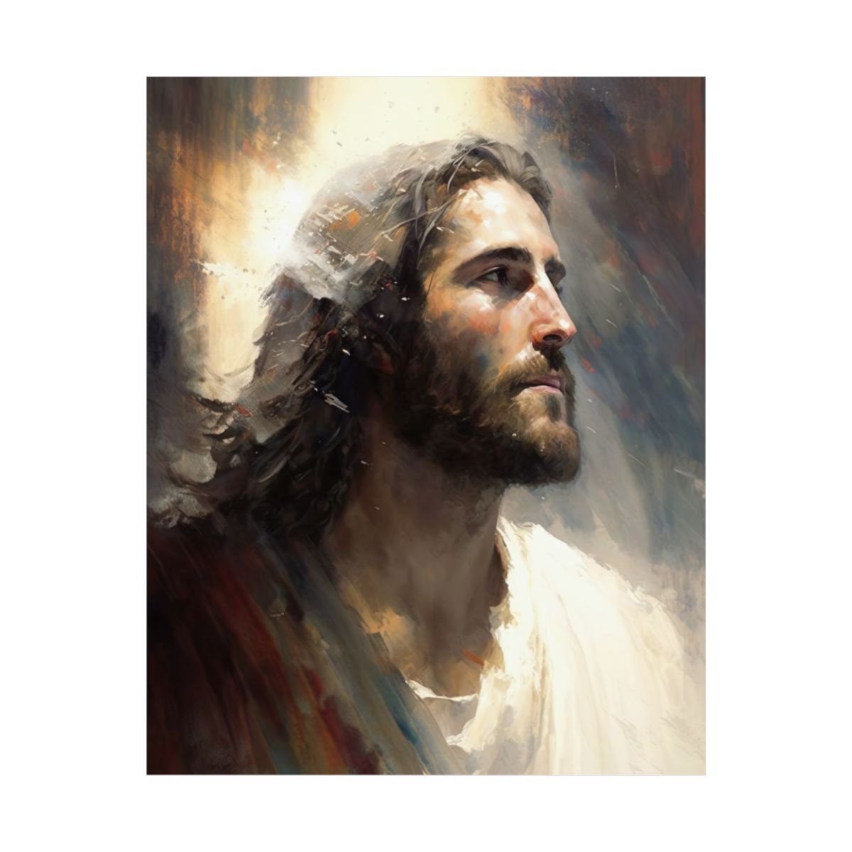 "Christ The Annointed" - Christian Wall Art Print