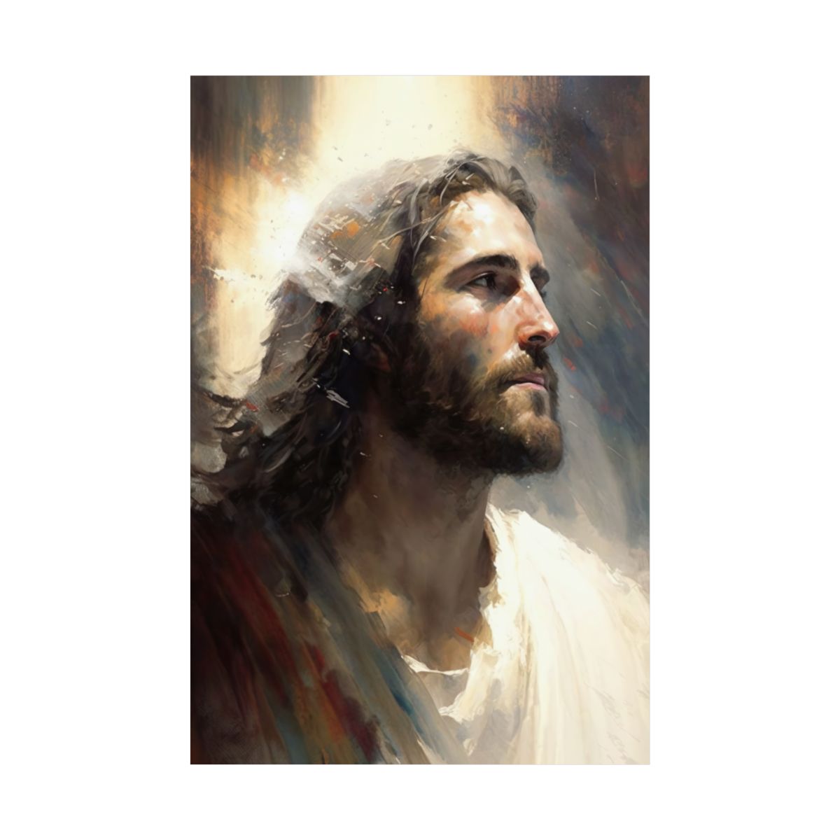 "Christ The Annointed" - Christian Wall Art Print