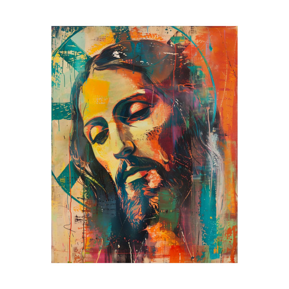 "Gentle Savior" – Midcentury Modern Christian Art Print