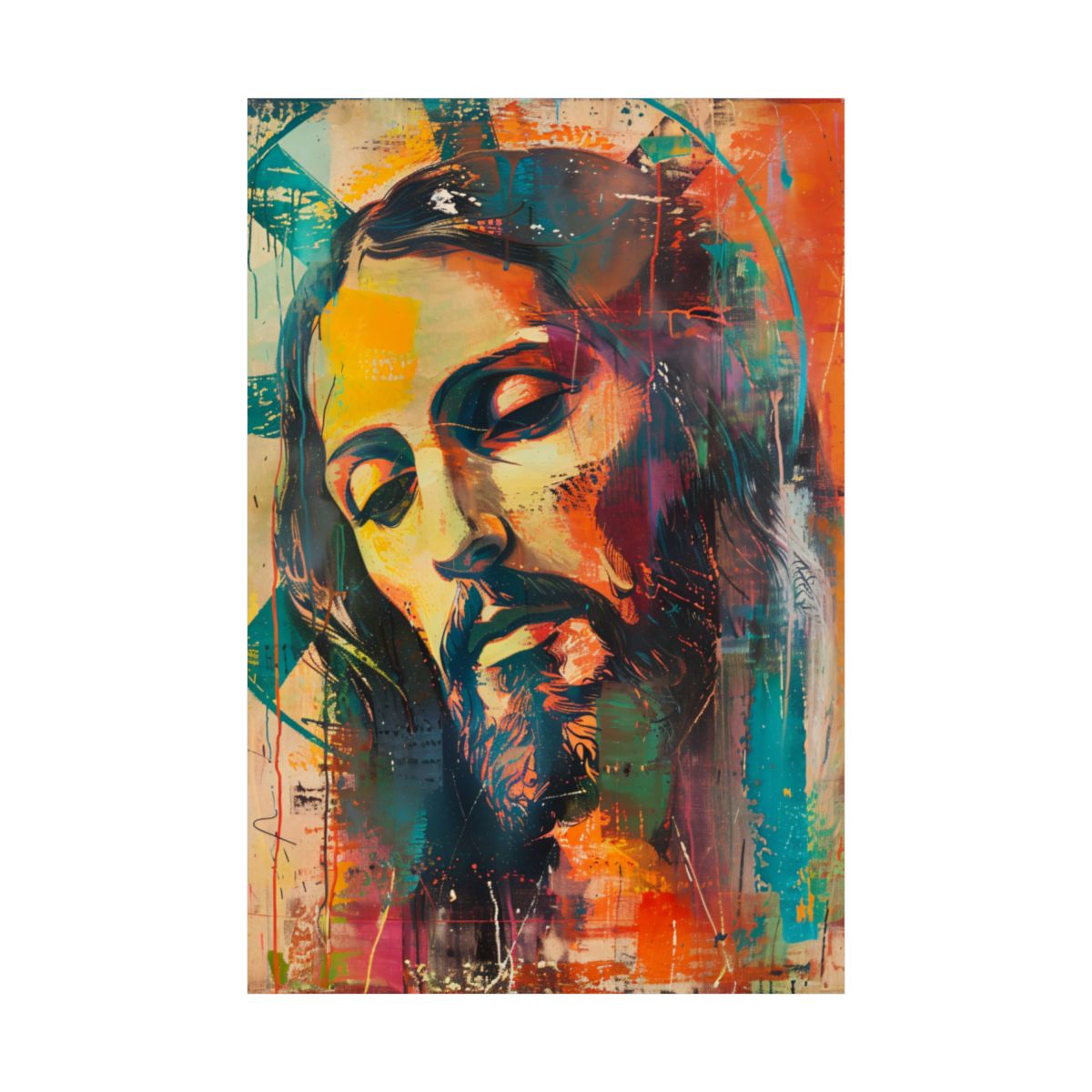 "Gentle Savior" – Midcentury Modern Christian Art Print
