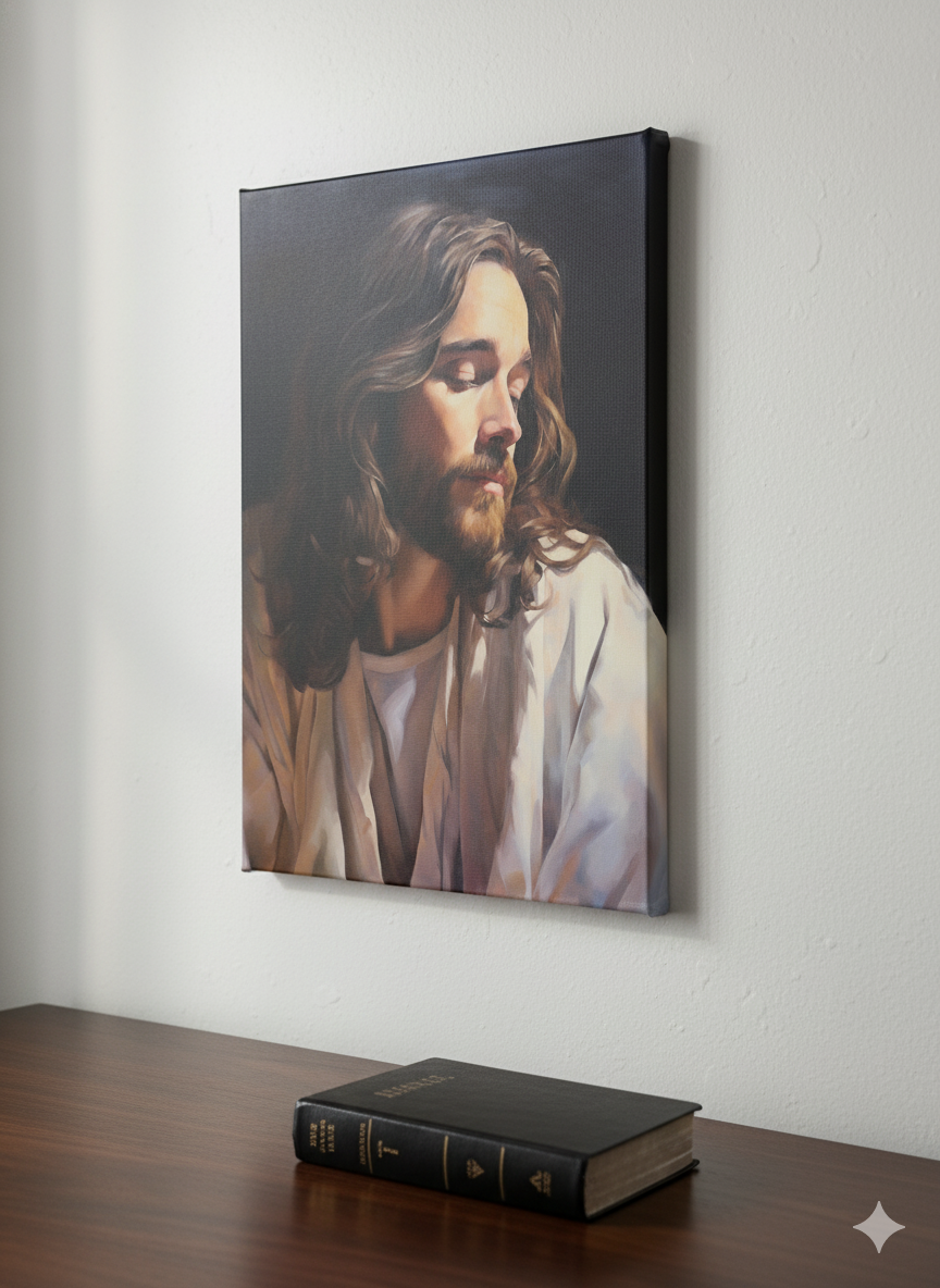 Jesus The Son Of Man Canvas Print