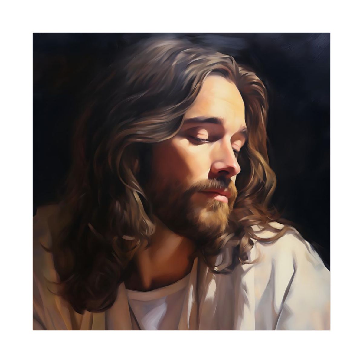 “Jesus The Son Of Man” – Classical Christian Art Print