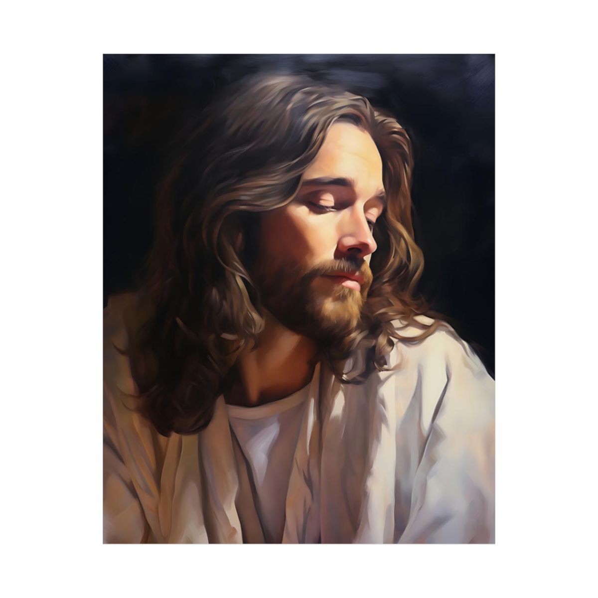 “Jesus The Son Of Man” – Classical Christian Art Print
