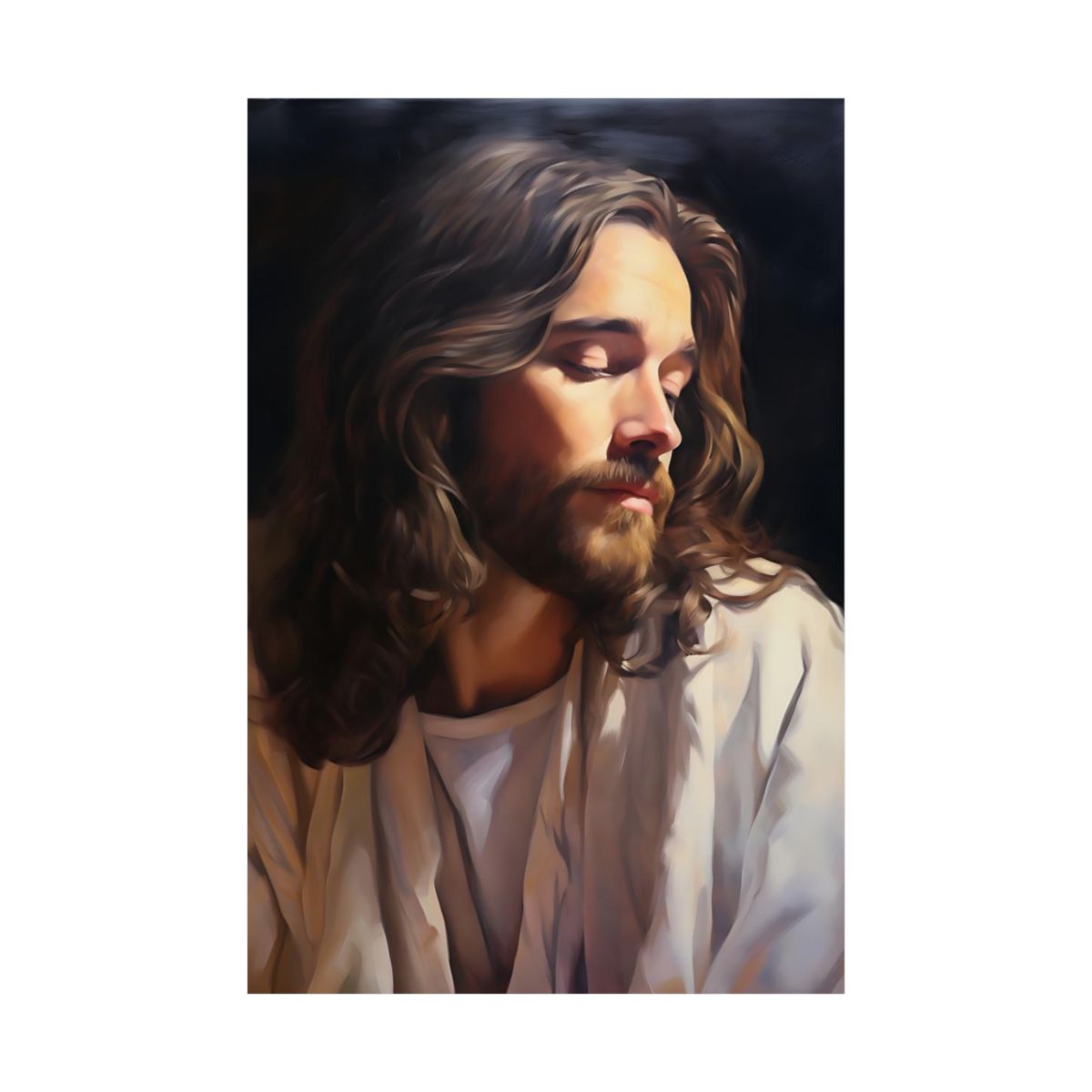 “Jesus The Son Of Man” – Classical Christian Art Print