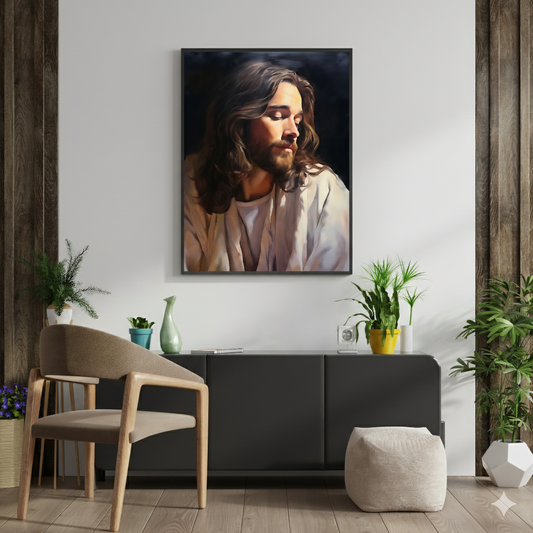 Jesus The Son Of Man | Traditional Style | Fine Art Print