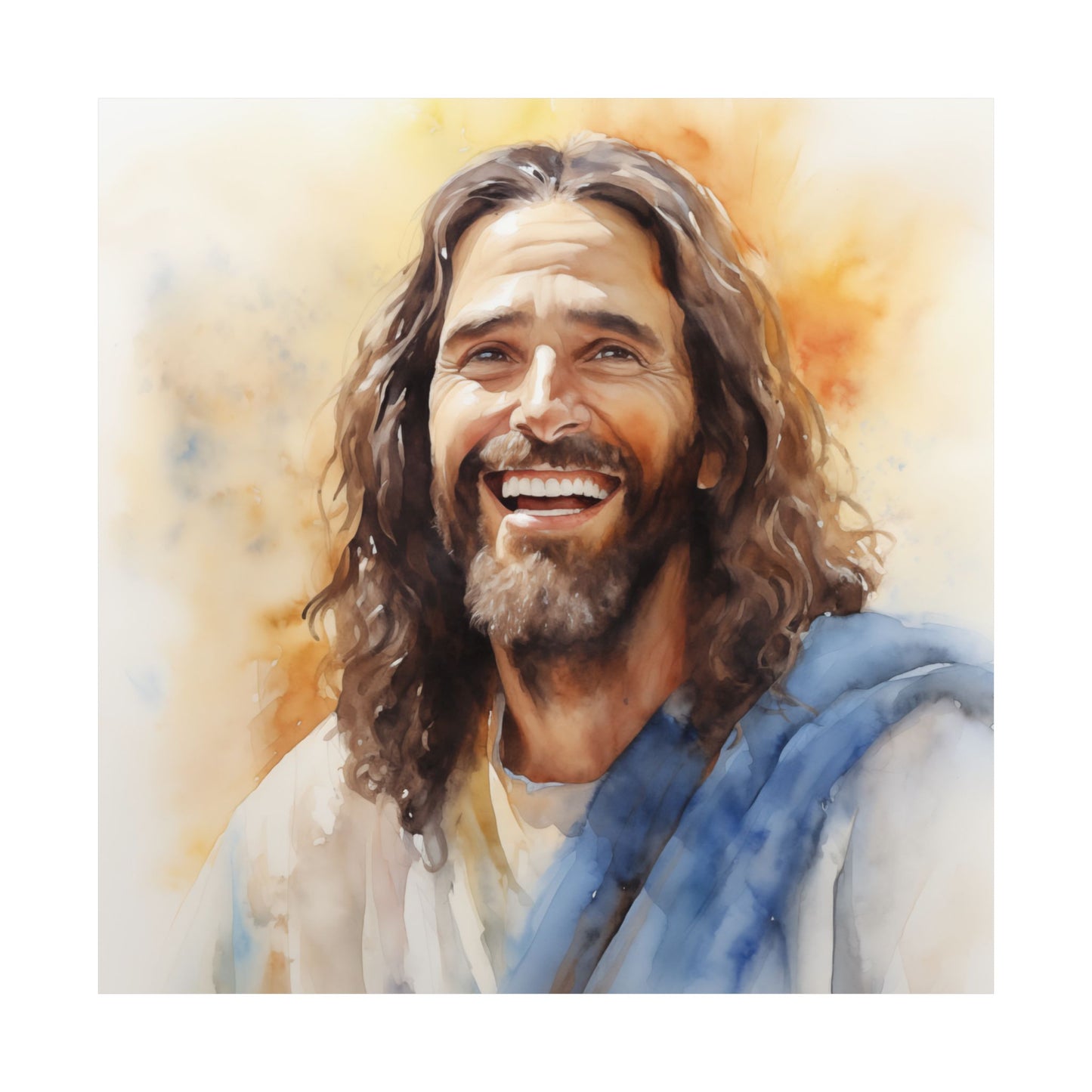 “Light Of Grace” – Christian Art Print (Watercolor-Style)