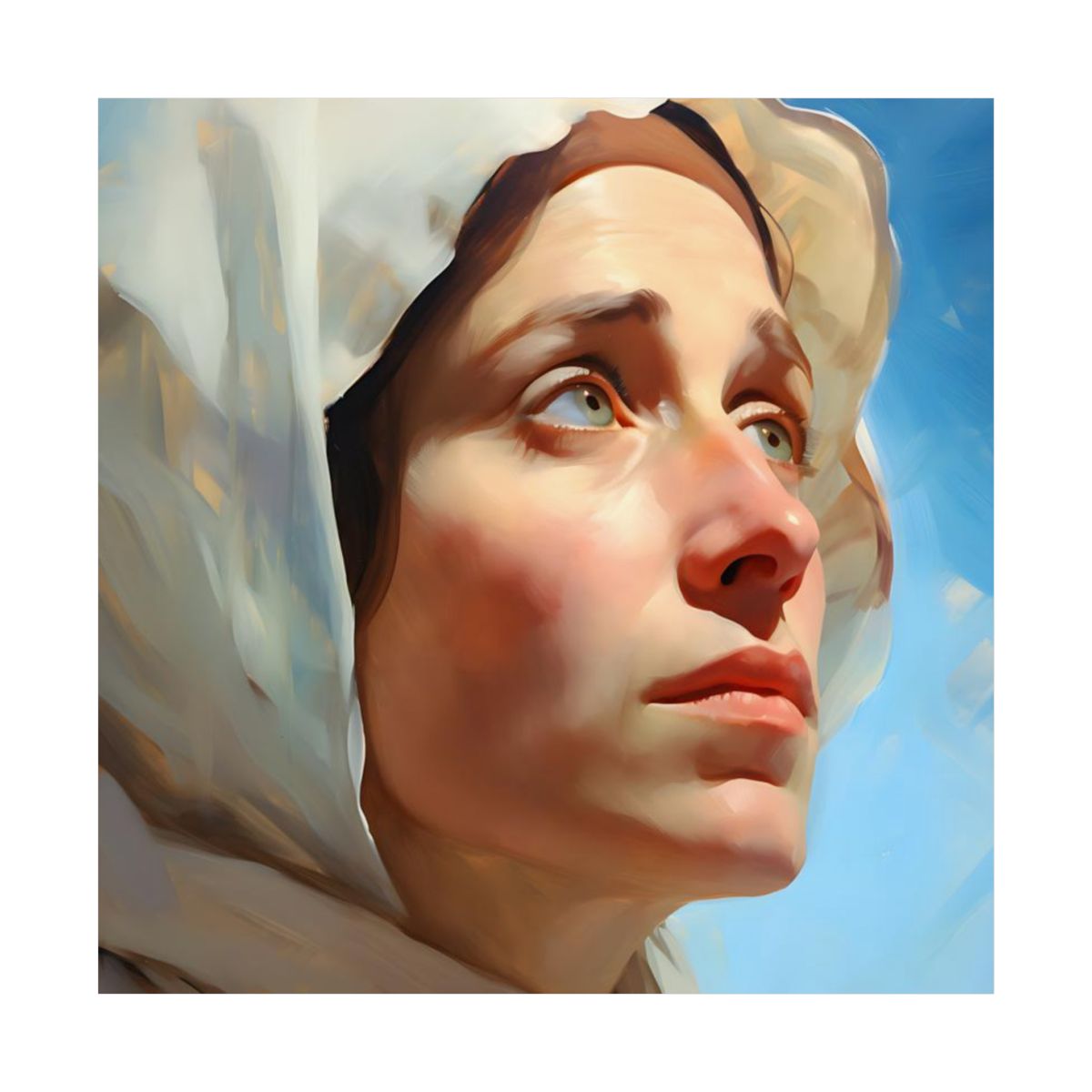 “Mother of Grace” – Virgin Mary Christian Art Print