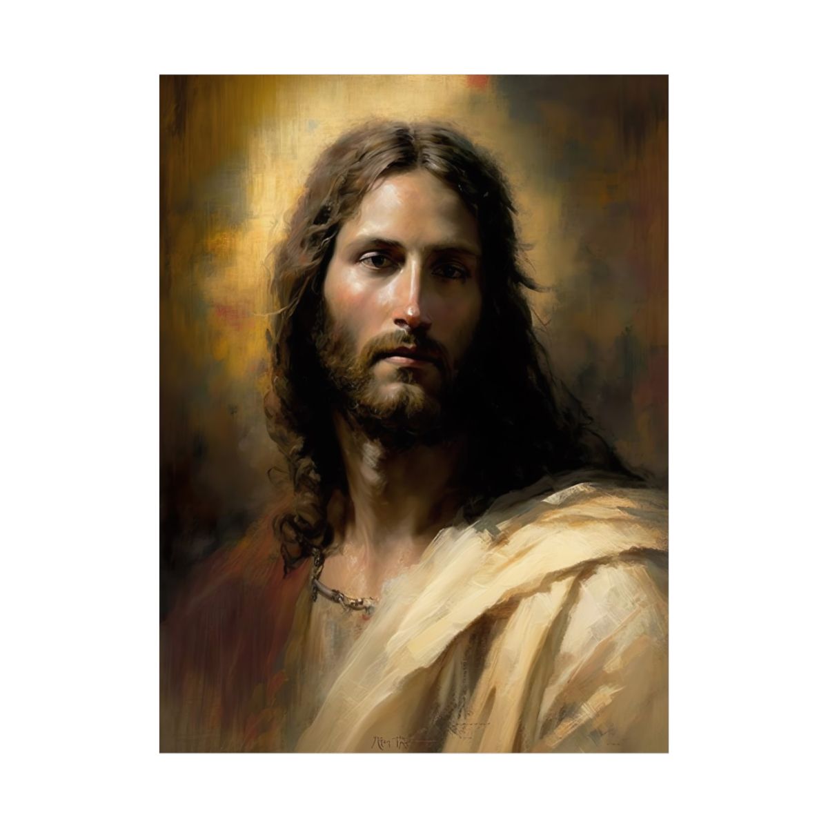 "Jesus Christ The Lamb Of God" - Traditional Catholic Wall Art
