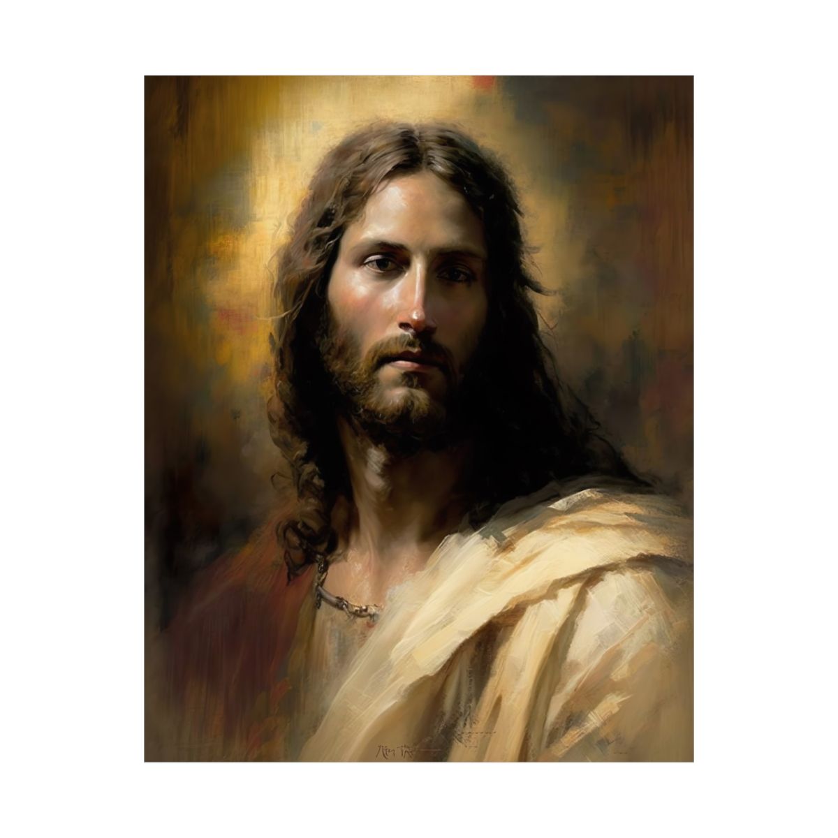 "Jesus Christ The Lamb Of God" - Traditional Catholic Wall Art