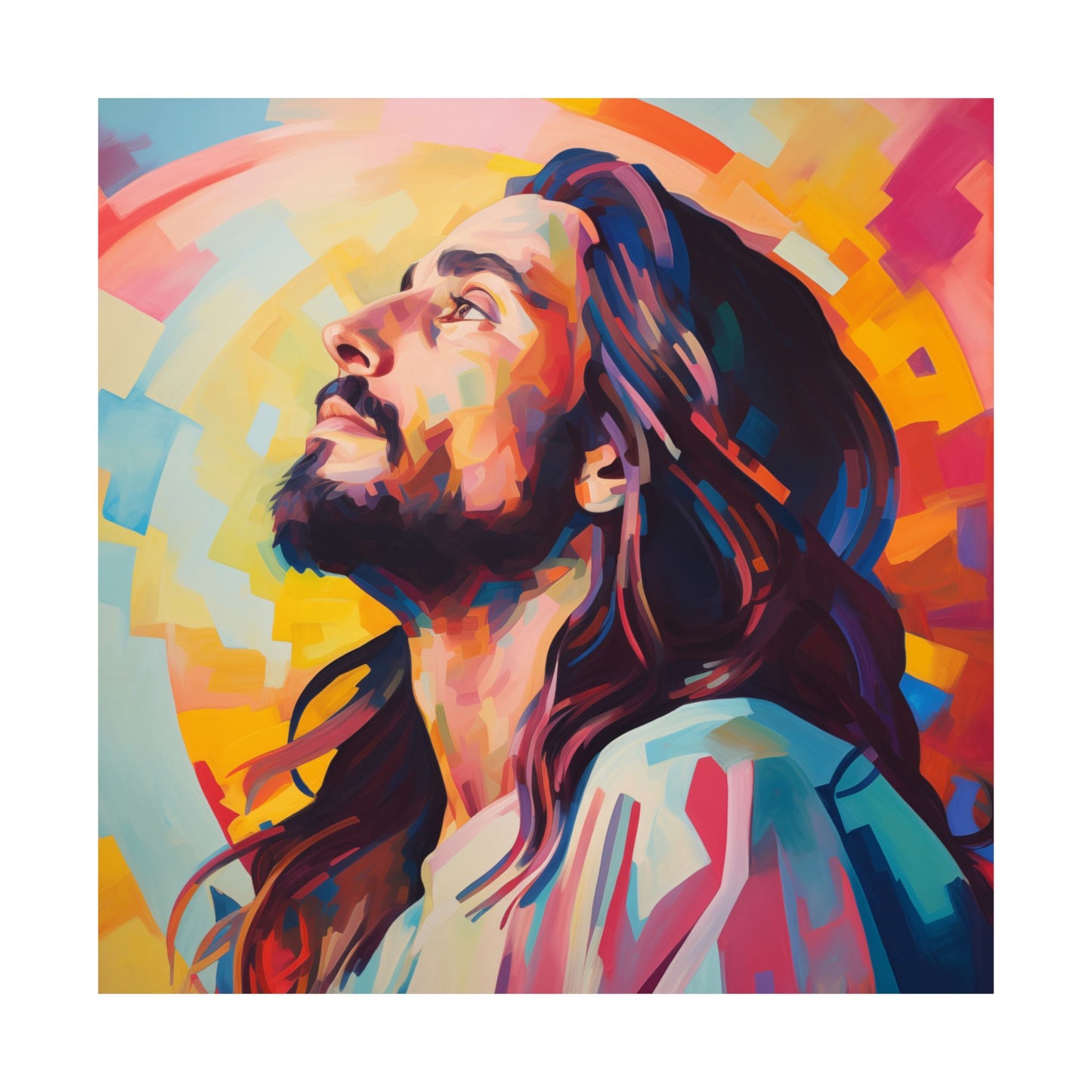 Radiant Savior | Modern Style | Fine Art Print