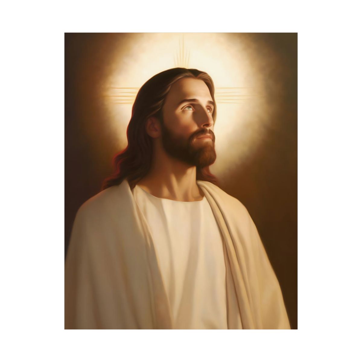 “Our Blessed Savior Jesus Christ” – Traditional Catholic Jesus Art Print