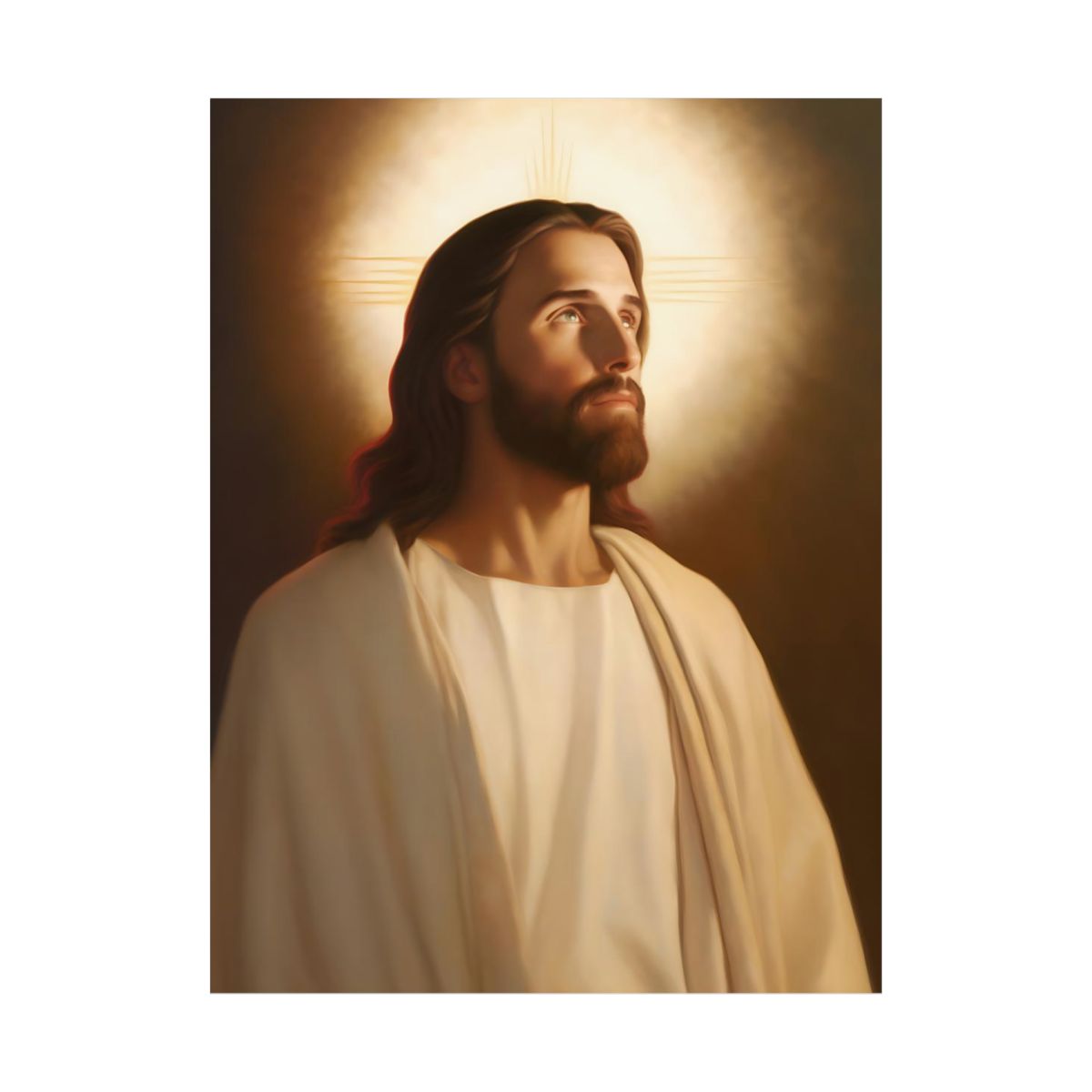 “Our Blessed Savior Jesus Christ” – Traditional Catholic Jesus Art Print