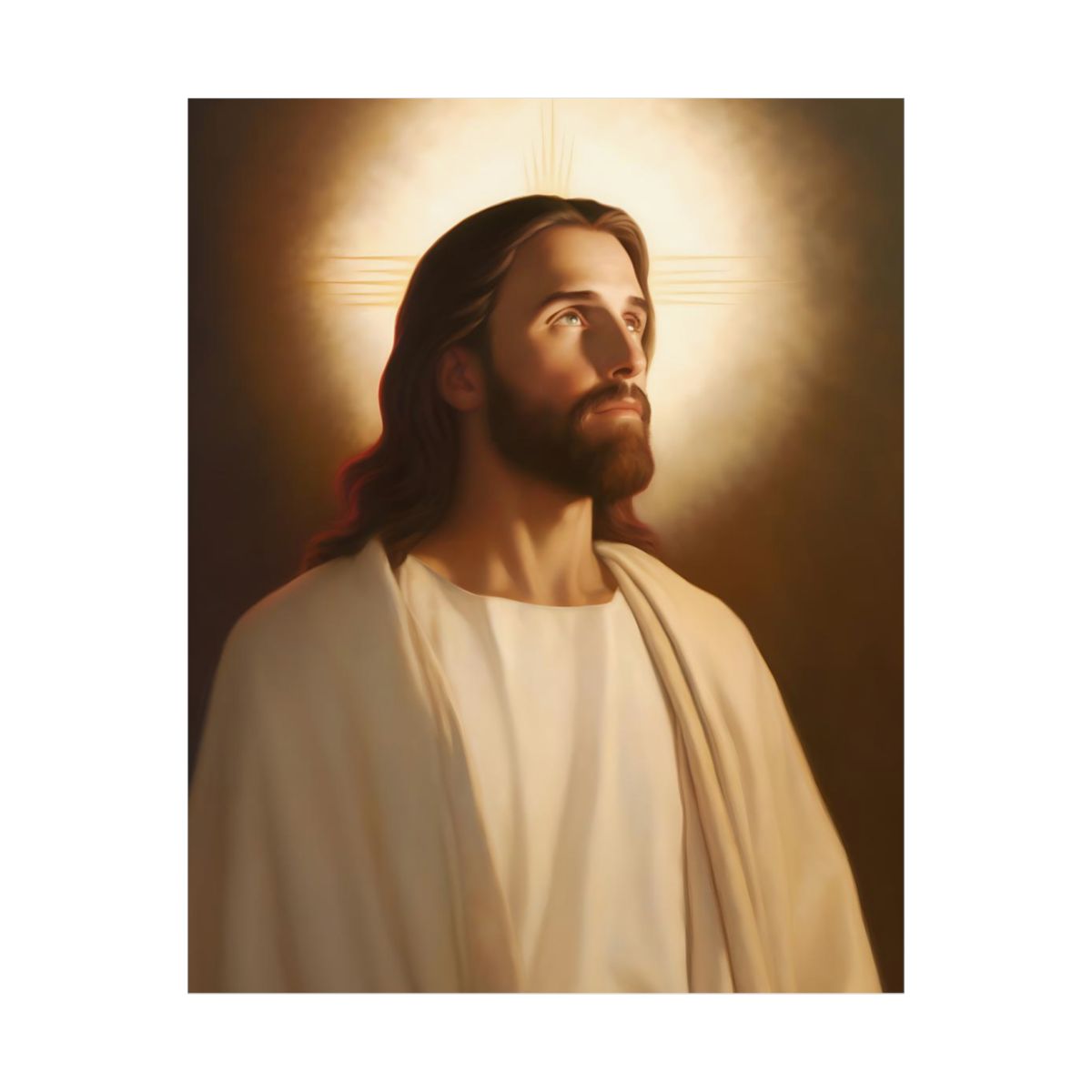 “Our Blessed Savior Jesus Christ” – Traditional Catholic Jesus Art Print