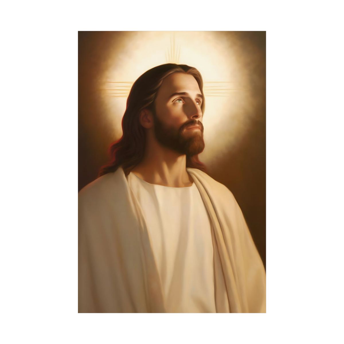 “Our Blessed Savior Jesus Christ” – Traditional Catholic Jesus Art Print