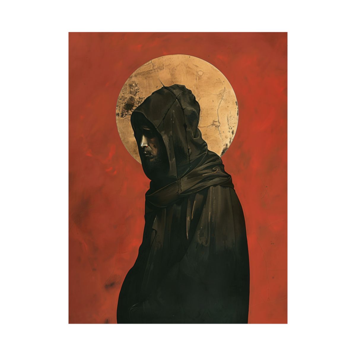 "Saint Francis Contemplative" – Catholic Art Print