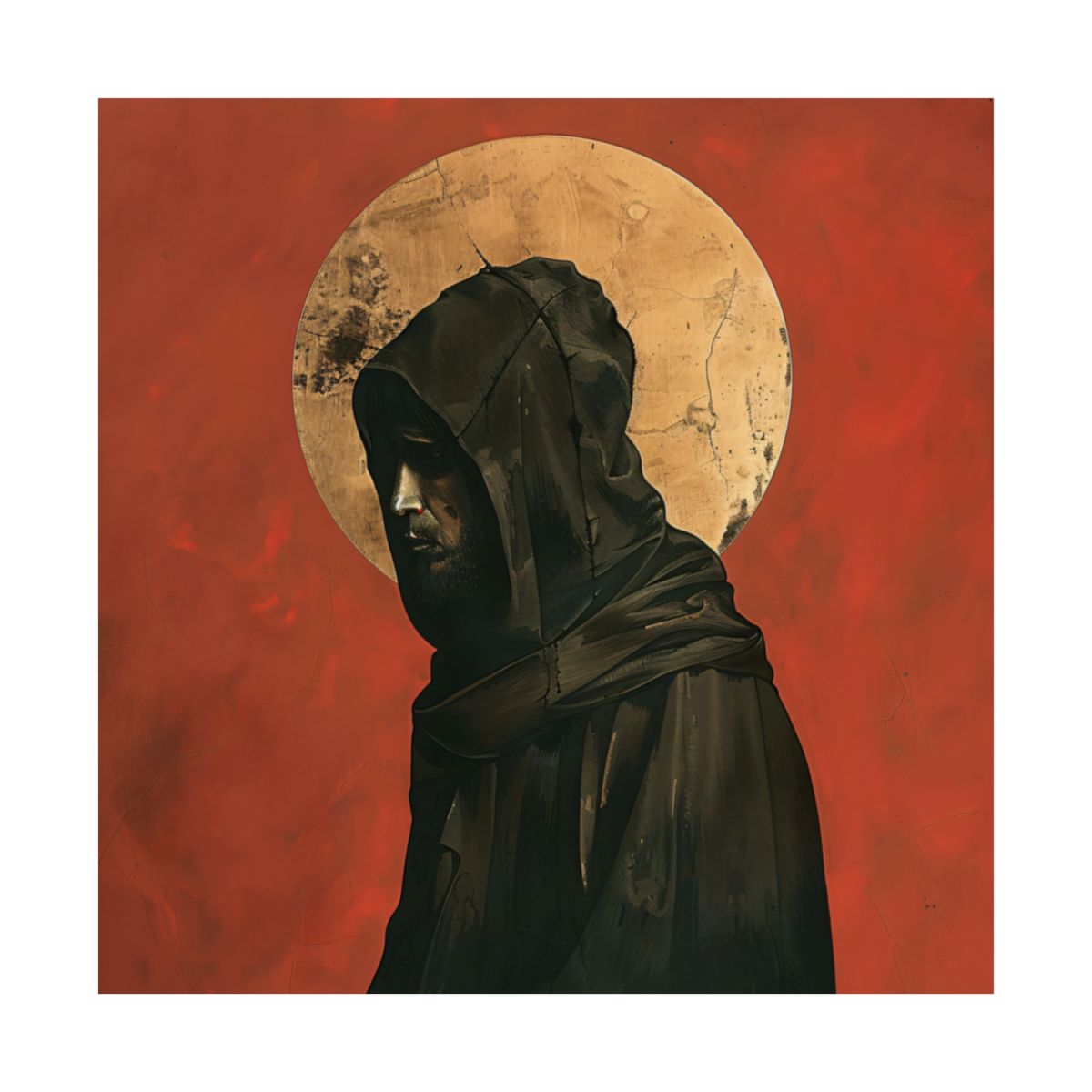Saint Francis Contemplative | Modern Style | Fine Art Print