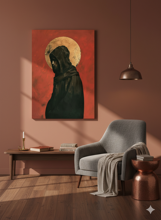 Saint Francis Contemplative | Catholic | Christian Canvas Wall Art