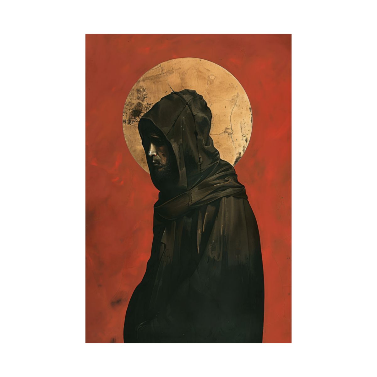 "Saint Francis Contemplative" – Catholic Art Print