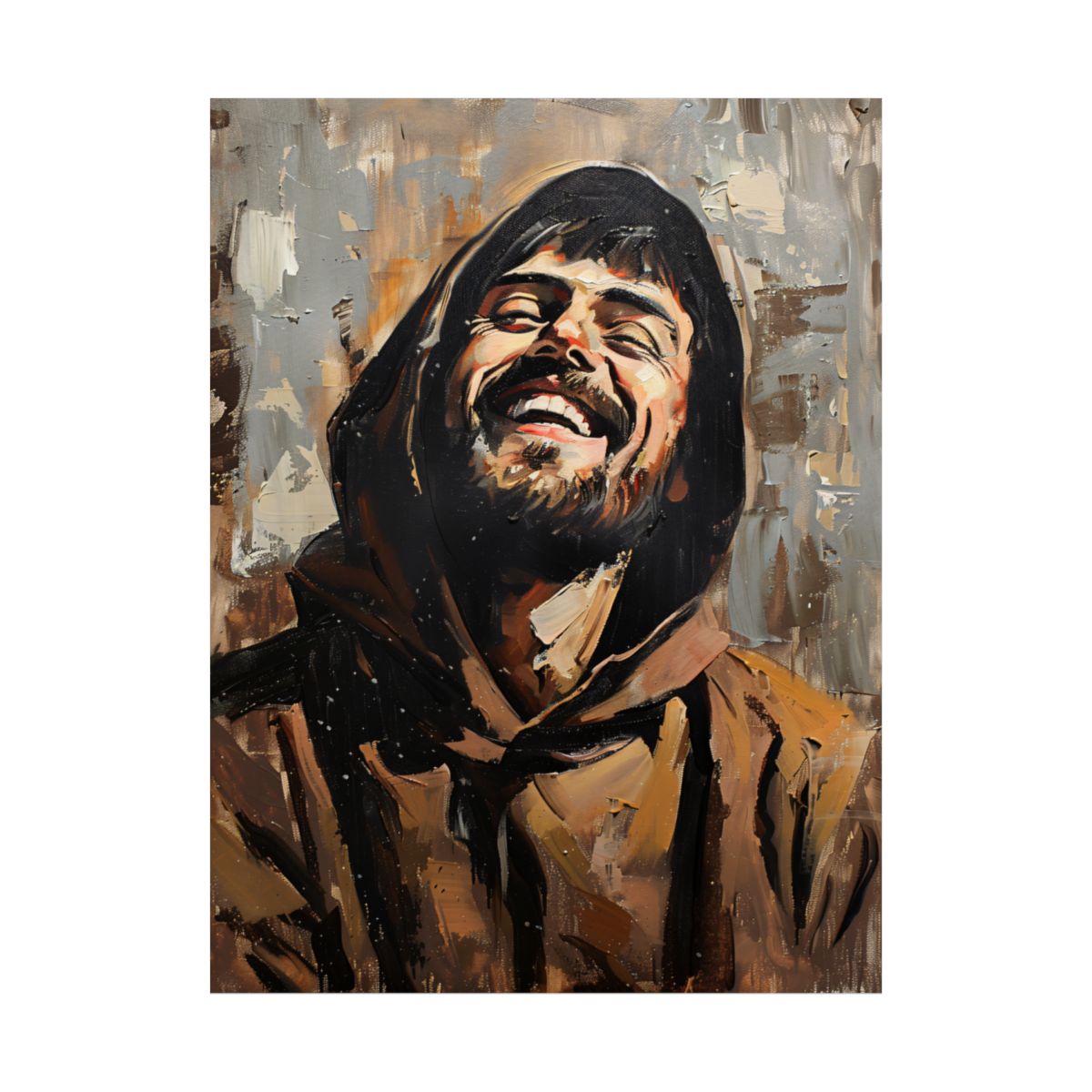 "Saint Francis Rejoicing" – Catholic Art Print