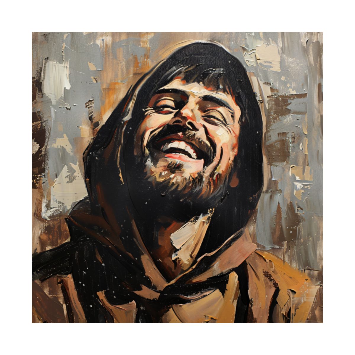 Saint Francis Rejoicing | Midcentury Style | Fine Art Print