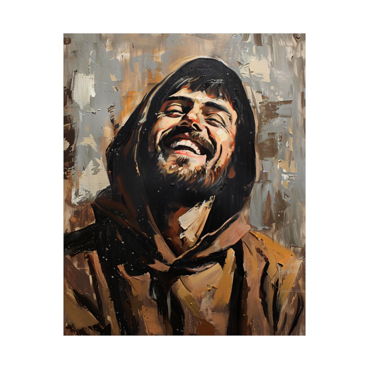 "Saint Francis Rejoicing" – Catholic Art Print