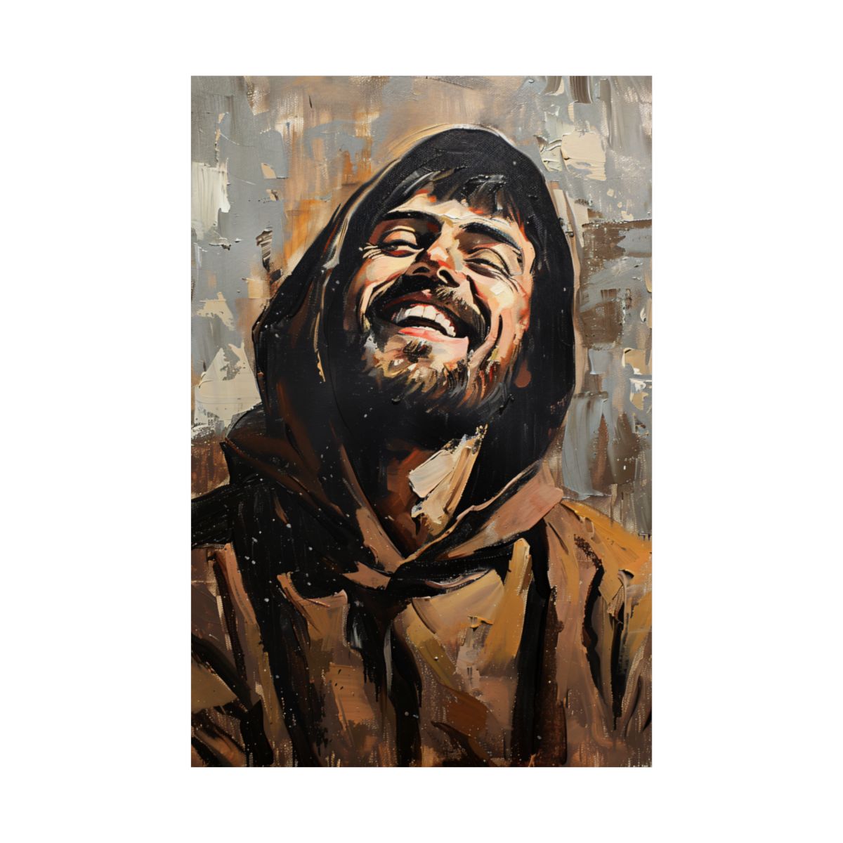 "Saint Francis Rejoicing" – Catholic Art Print