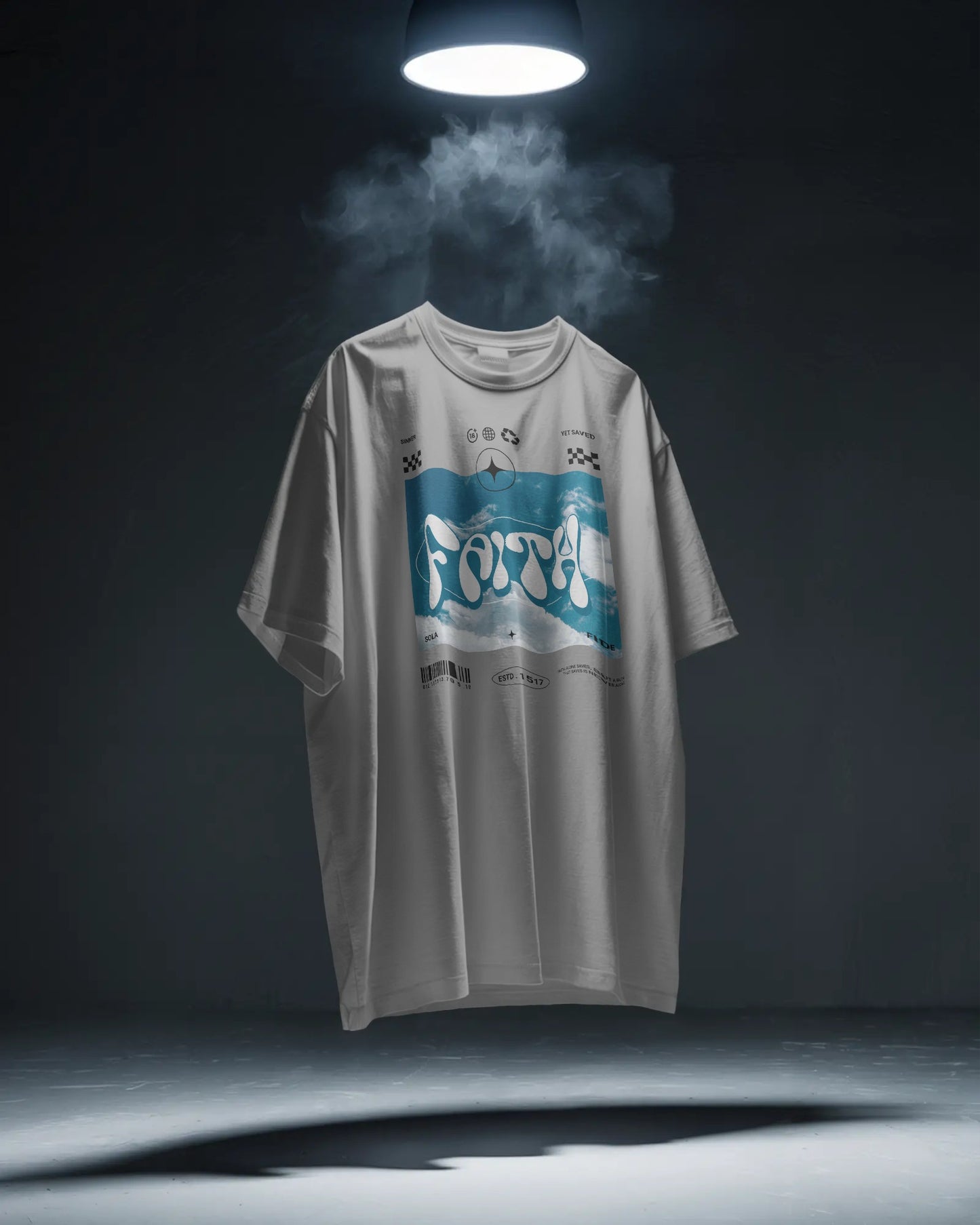 Sinner Saved By Faith 90s Style Reformation T-Shirt