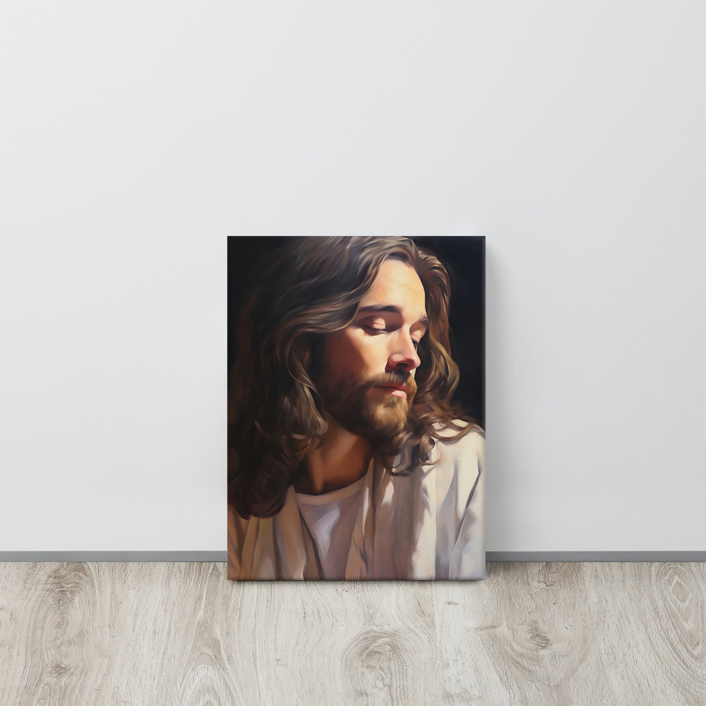 “Jesus The Son Of Man” – Christian Art Canvas Print