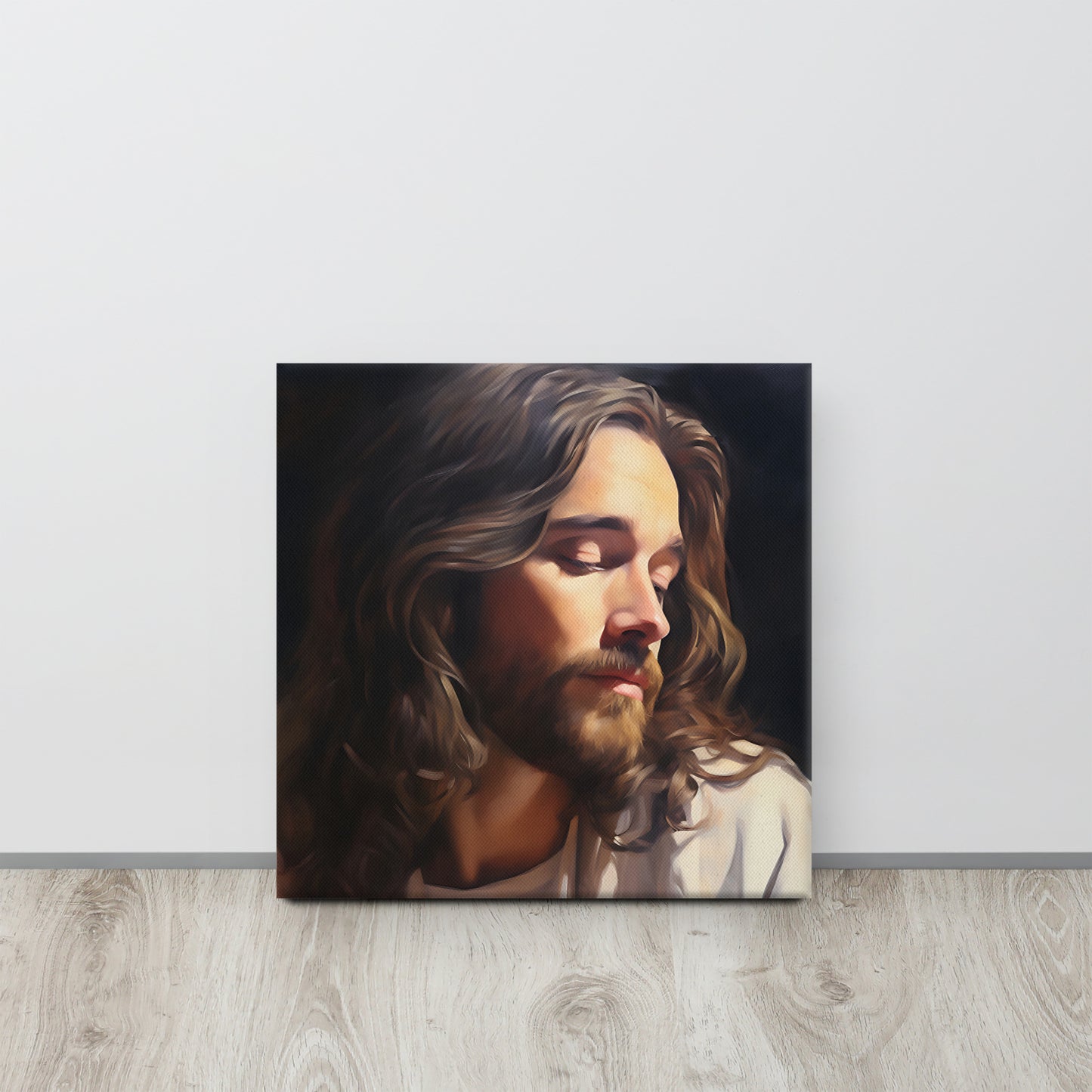 “Jesus The Son Of Man” – Christian Art Canvas Print