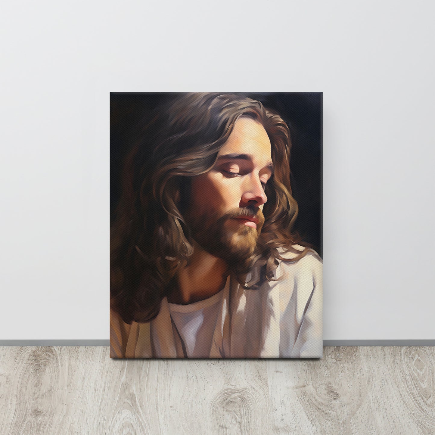“Jesus The Son Of Man” – Christian Art Canvas Print