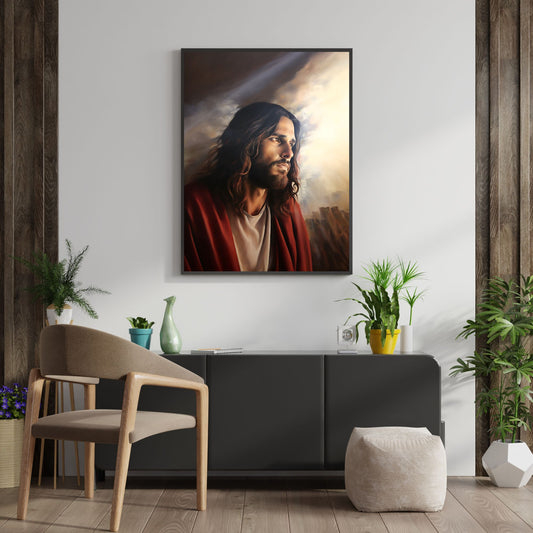 Strong Savior | Realistic Style | Fine Art Print