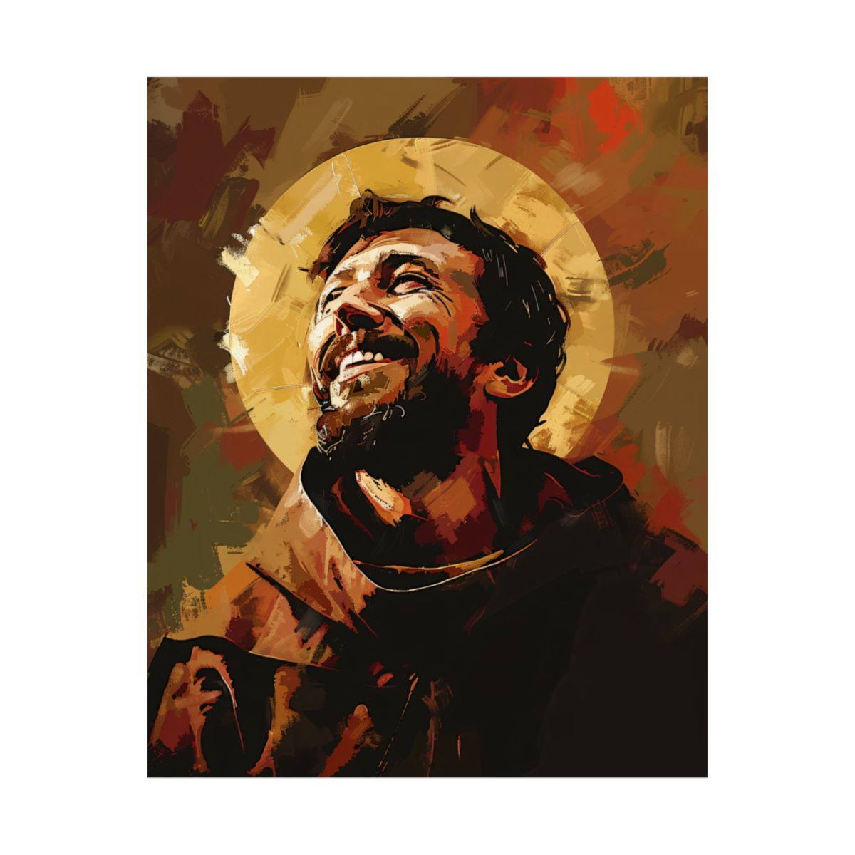 “The Joy of Saint Francis” – Catholic Art Print