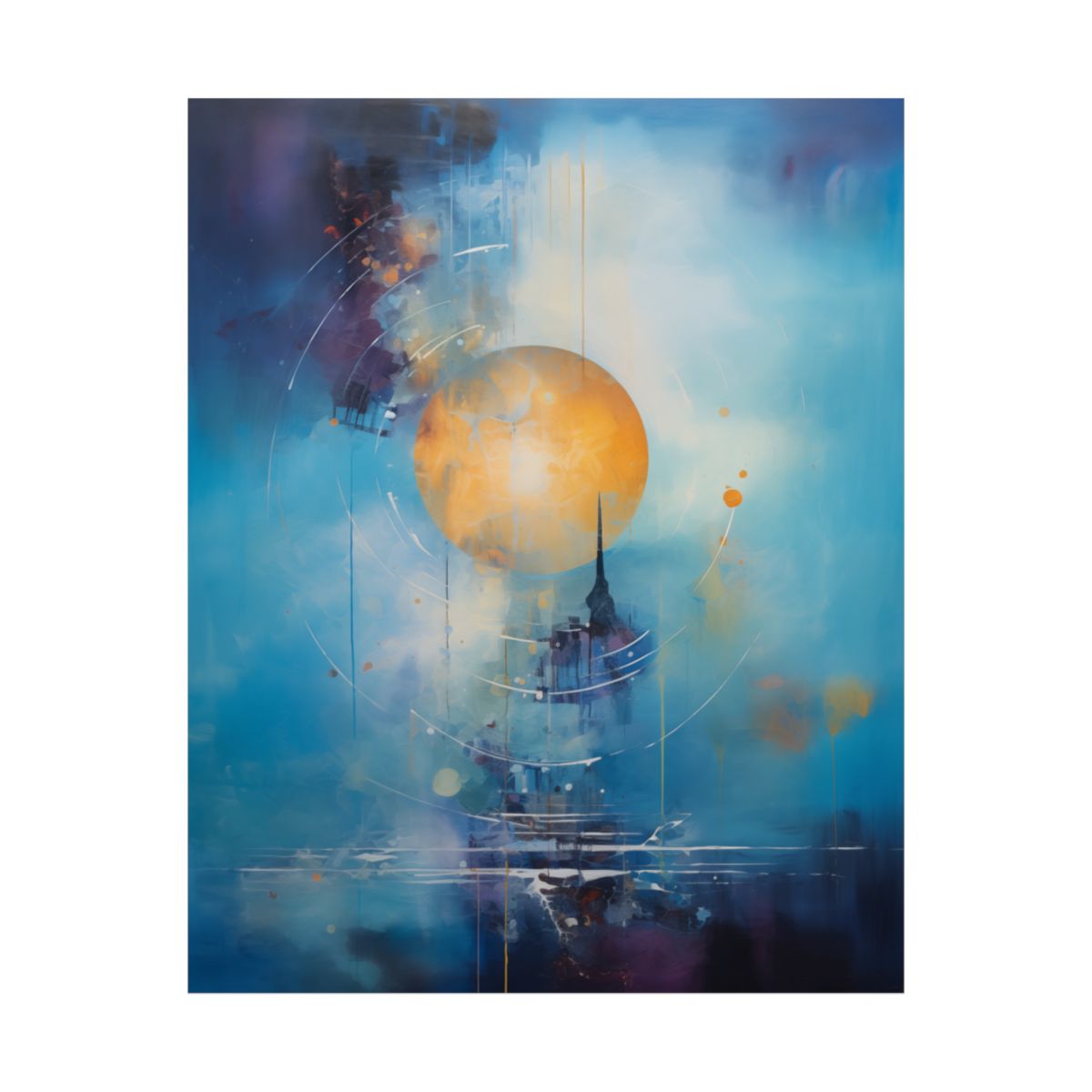 "The Kingdom Of God" - Christian Abstract Art