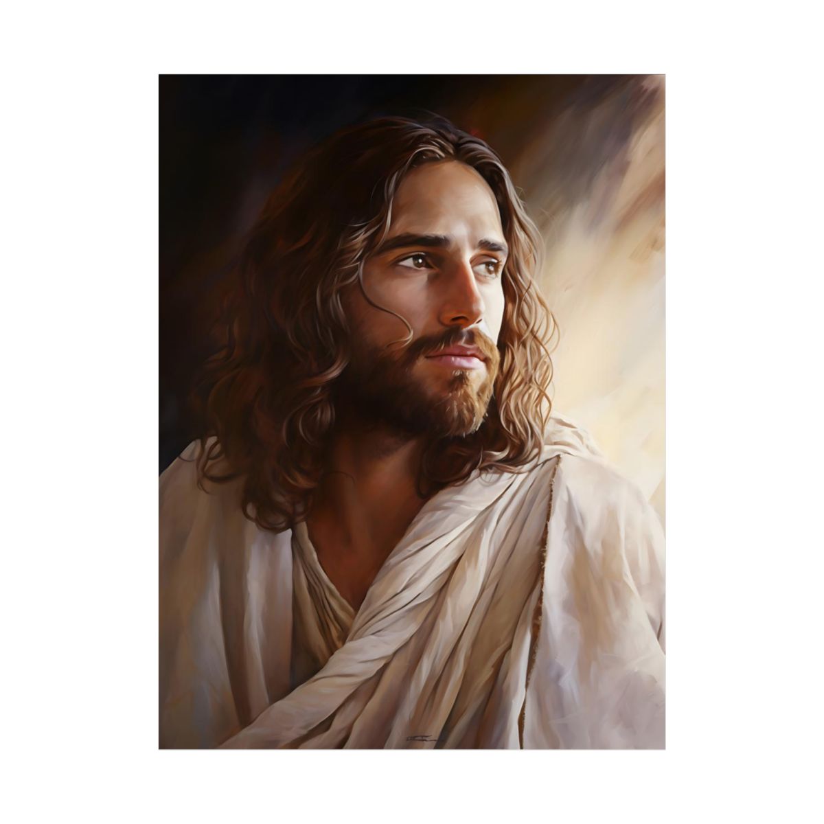 "The Savior Jesus Christ" - Christian Art Print