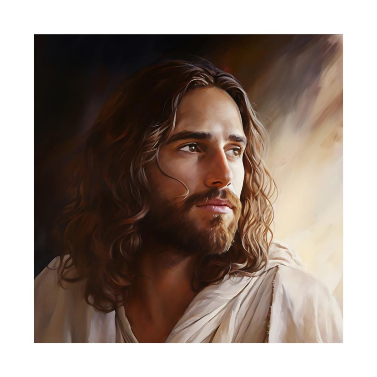 "The Savior Jesus Christ" - Christian Art Print