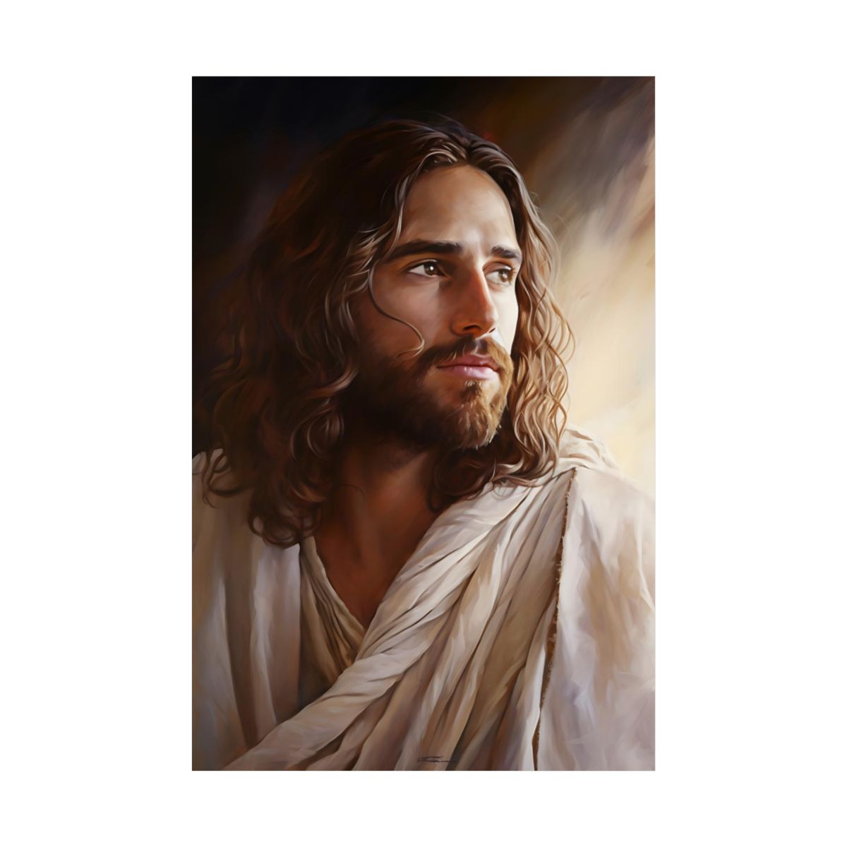 "The Savior Jesus Christ" - Christian Art Print