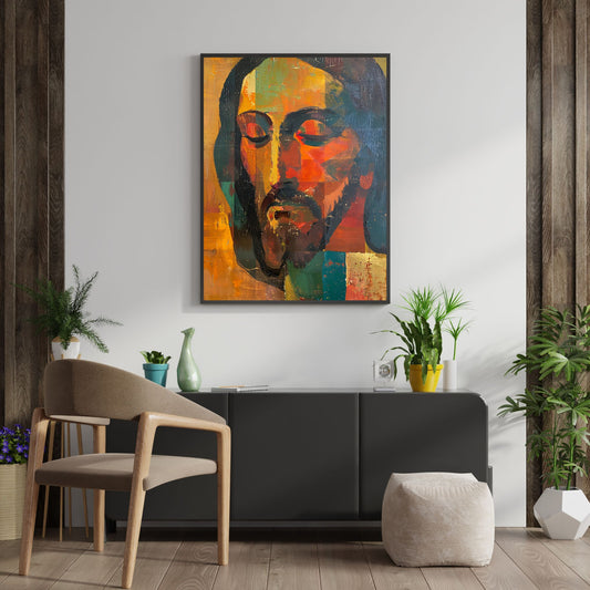 The Silent Christ | Midcentury Style | Fine Art Print