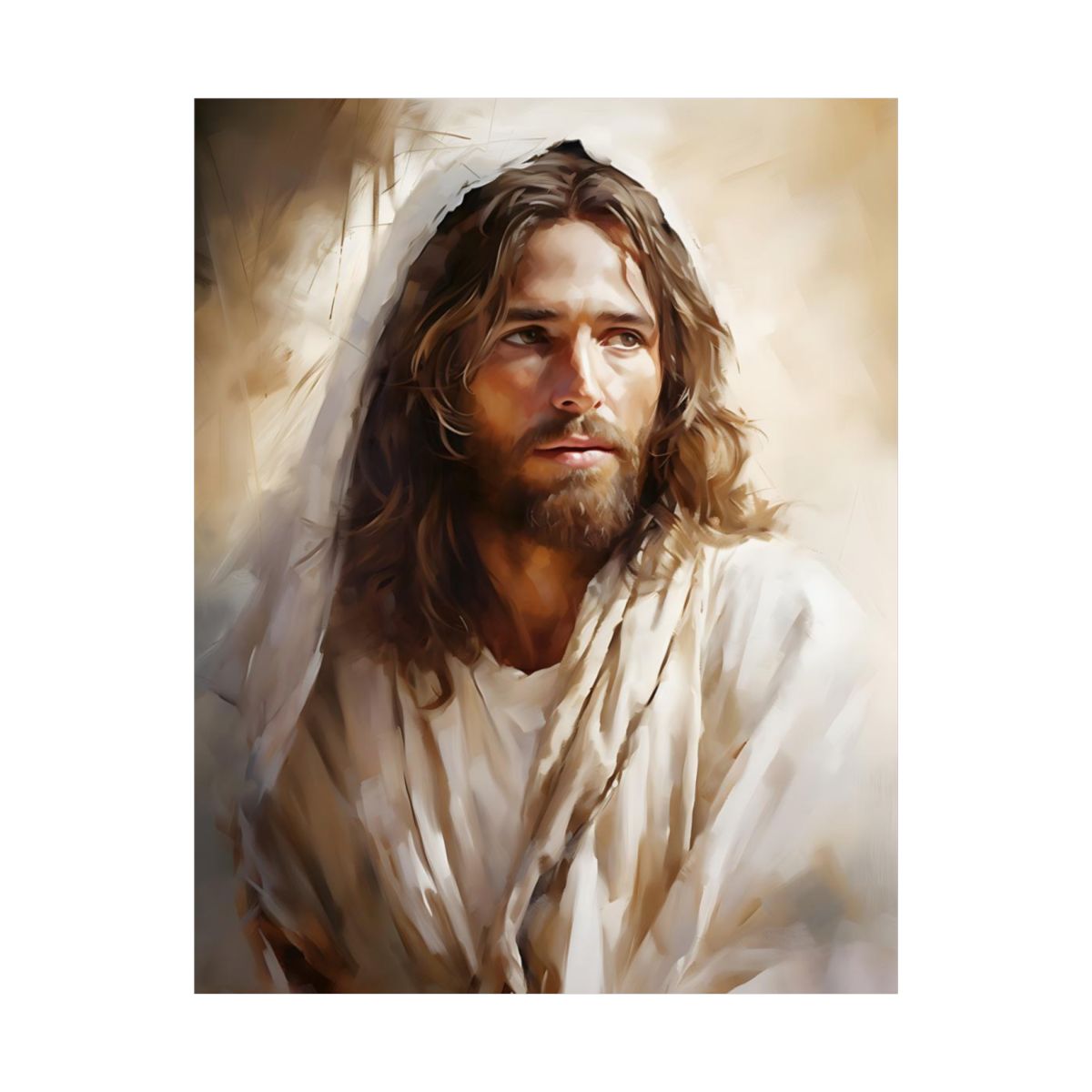 "The Way, The Truth, And The Life" - Jesus Portrait Art Print