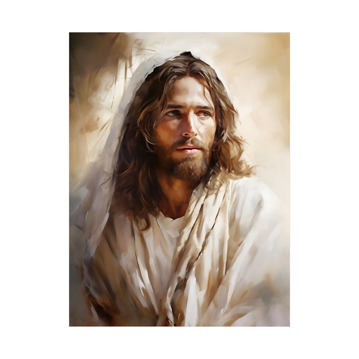 "The Way, The Truth, And The Life" - Jesus Portrait Art Print